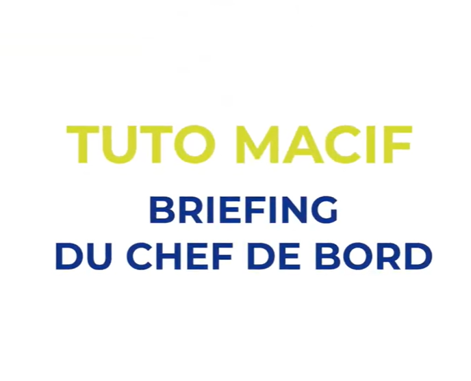 Tuto MCV : briefing du chef de bord